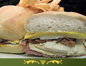sandwich on hard roll