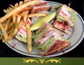 quartered sandwich